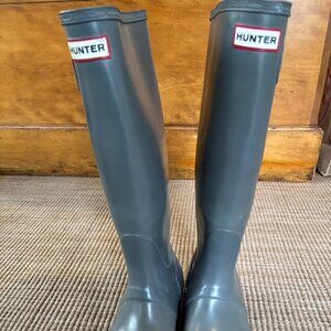 Hunter Original Tall Gloss rain boots; women's; size 9